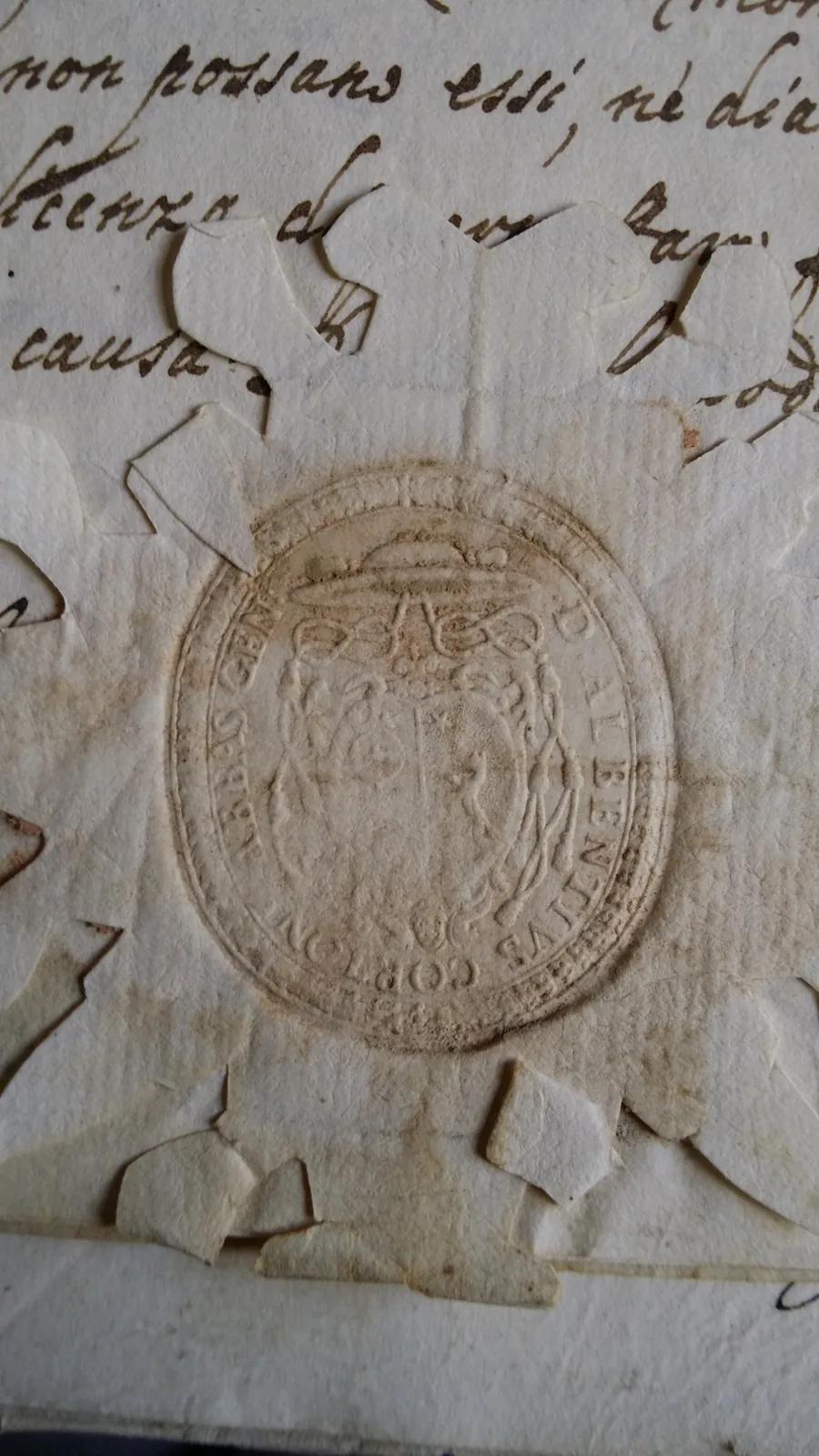 Sigillo di Albenzio Cortone