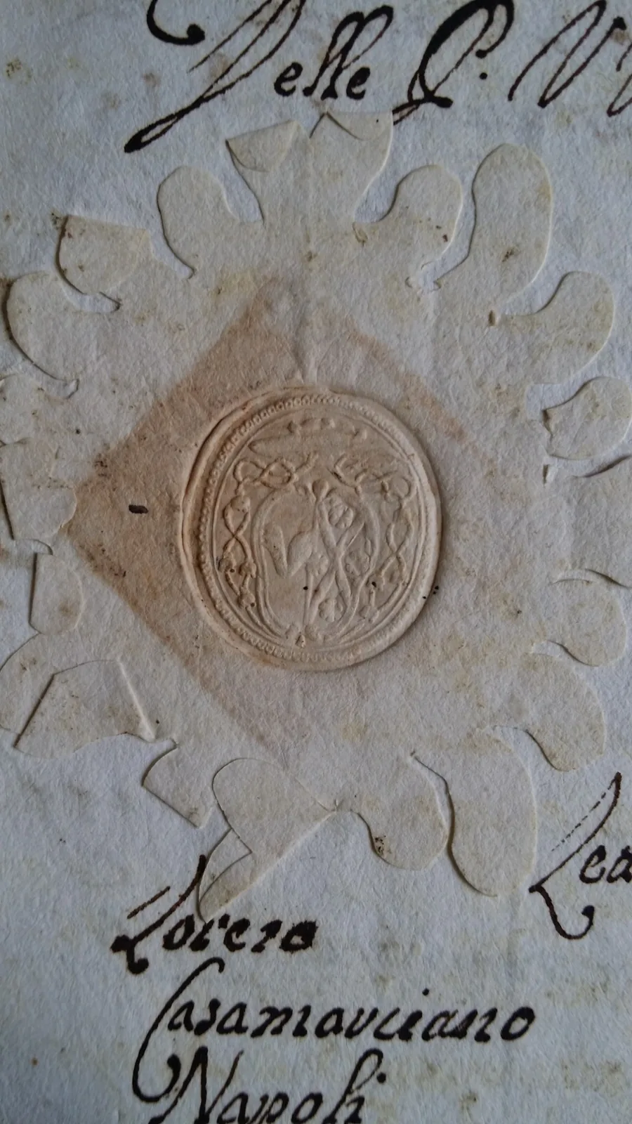 Sigillo di Giovanni Battista Brancia