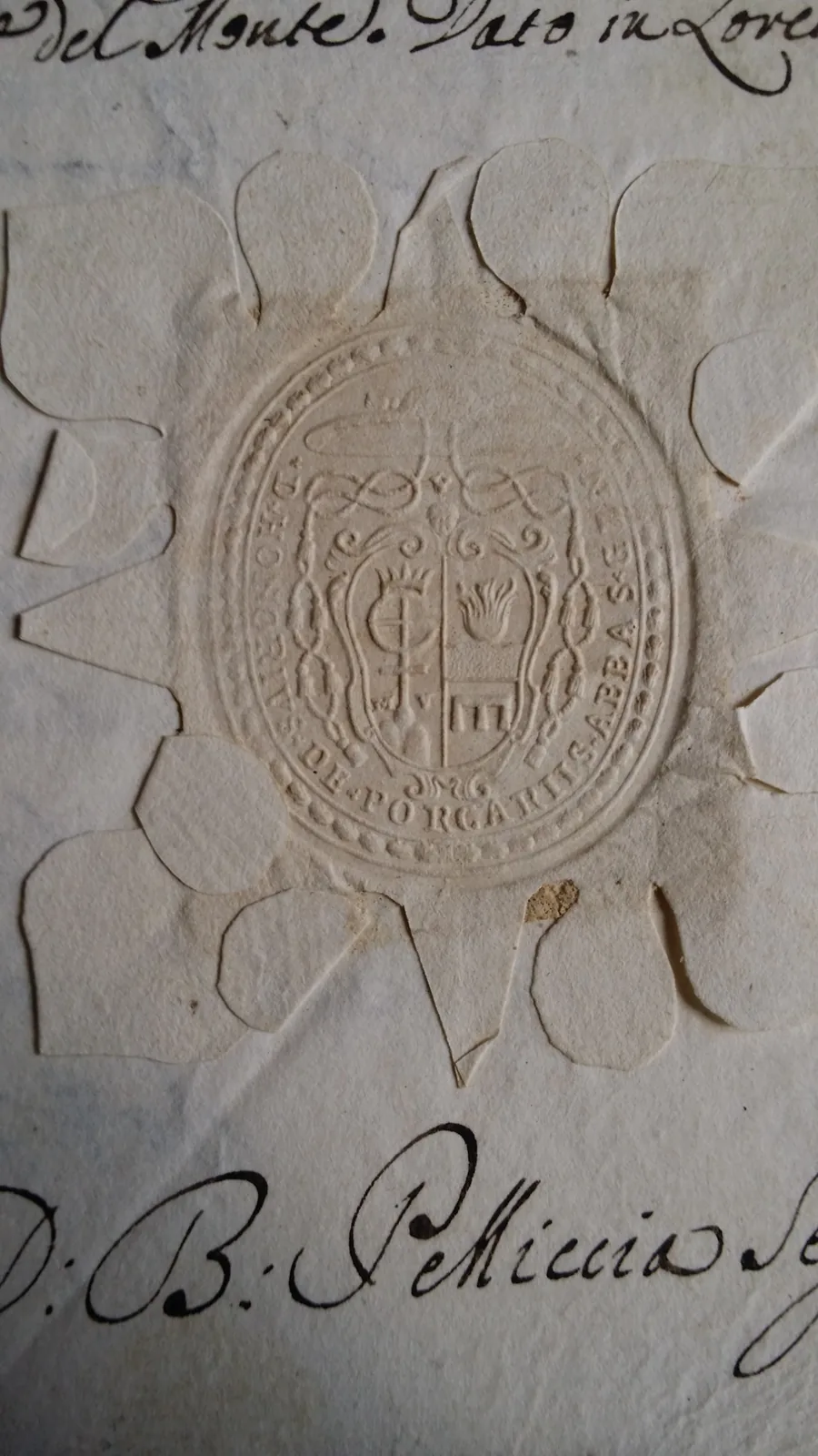 Sigillo di Onorio De Porcariis