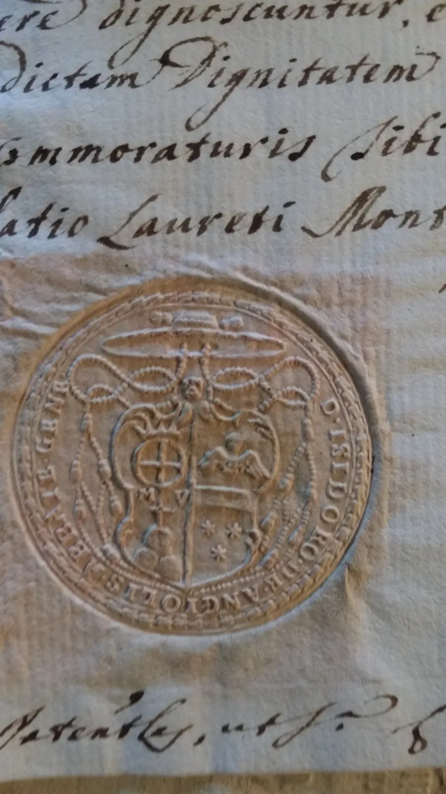 Sigillo di Isidoro De Angelis
